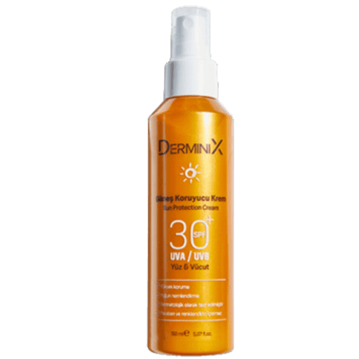 Derminix Sun Cream Spf 30 Yüksek Koruma Yüz Ve Vücut Güneş Kremi