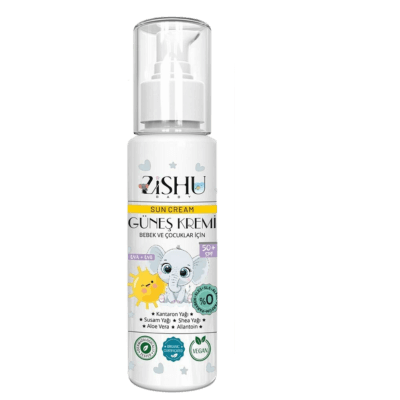 Zishu 50 Spf Yüksek Koruma Bebek Ve Çocuk Güneş Kremi