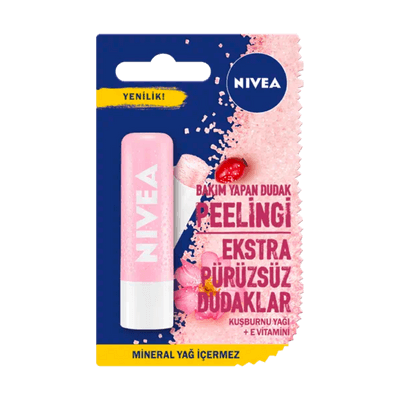 Nivea Kuşburnu Yağı Bakım Yapan Dudak Peelingi