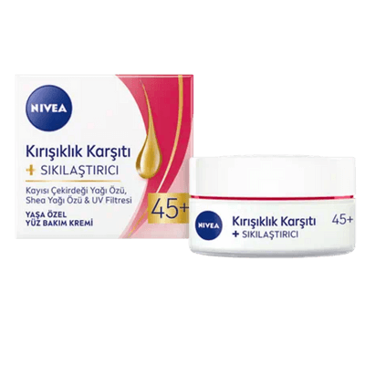 Nivea Kırışıklık Karşıtı + Sıkılaştırıcı Yaş 45+ Yüz Kremi
