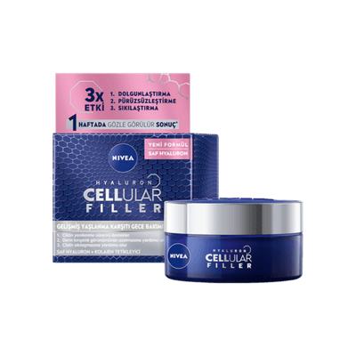 Nivea Hyaluron Cellular Filler Sıkılaştırıcı Gece Kremi