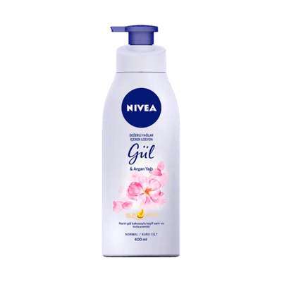 Nivea Değerli Yağlar İçeren Losyon Gül & Argan Yağı