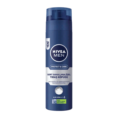 Nivea Men Protect & Care Sert Sakallara Özel Tıraş Köpüğü