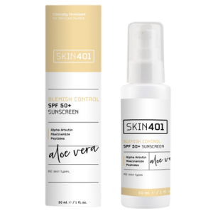 Skin401 SPF 50+ Leke Karşıtı Aloe Vera Nemlendiricili Güneş Kremi 50 mL