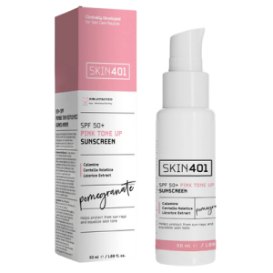 Skin401 SPF 50+ Pembe Ton Eşitleyici Güneş Kremi 50 mL