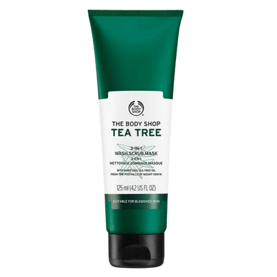 The Body Shop Çay Ağacı 3'Ü 1 Arada Temizleyici Scrub Maske