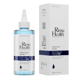 Rimu Health Gözenek Sıkılaştırıcı ve Arındırıcı Tonik (Glycolic Acid %6 AHA BHA) 200mL